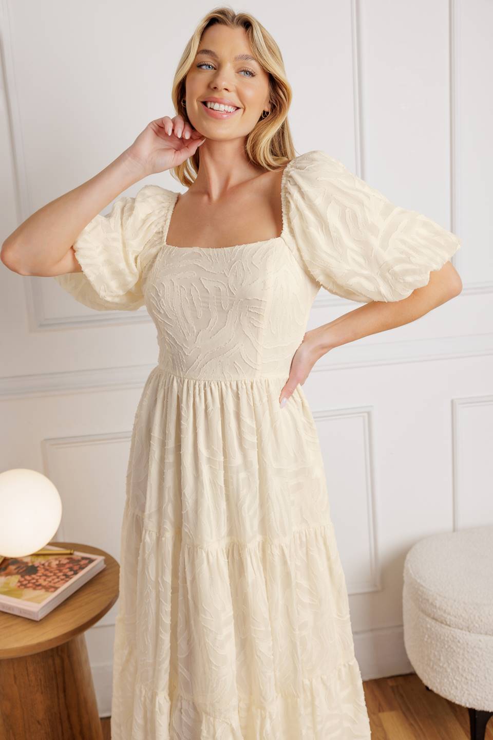 BRISK ADVENTURES WOVEN MIDI DRESS Flying Tomato